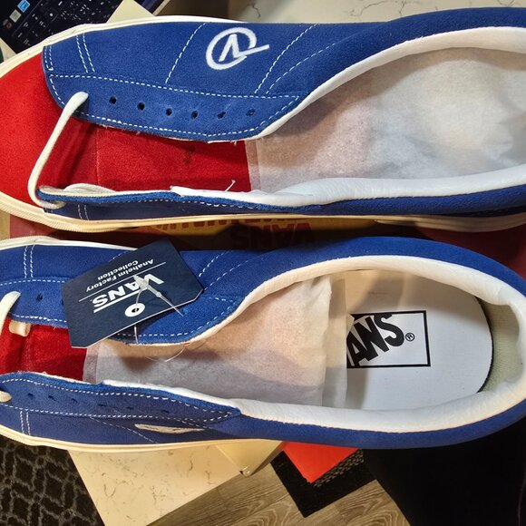Vans Men UA Sid DX Anaheim Factory Blue Red VN0A4BTXXIB MENS SIZE 12 NEW - Picture 7 of 10